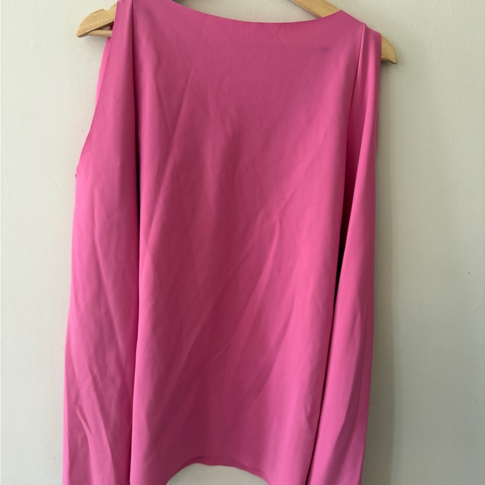 Chiara Boni Fuchsia Women's cape effect Blouse - Picture 7 of 11